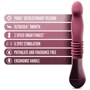 Пульсатор Temptasia by Blush - Trixie Thrusting Dildo - Wine Red