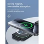 Зарядное устройство Hoco Wireless Charger CQ4 Unique 3in1 Folding Black for iPhone 16 I 15 I 14 I 13 I 12 series, Apple Watch and Apple AirPods фото 7