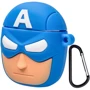 Чохол для навушників TPU Case Marvel & DC Captain America Blue for Apple AirPods фото 3