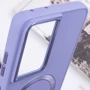 Чехол для телефонов TPU Case Bonbon Metal Style with MagSafe Dasheen for Samsung S908 Galaxy S22 Ultra: Цвет фиолетовый