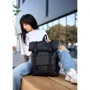 Женский рюкзак Sambag RollTop Milton черный (24251001): Пол Женский
