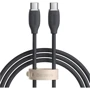Кабель Baseus Cable USB-C to USB-C Jelly Liquid Silica Gel Fast Charging 2.4A 100W 1.2m Black (CAGD030001)