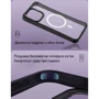 Чехол для iPhone VOKAMO Case with MagSafe Ice Glass Black for iPhone 15 Pro Max (NVK010841) фото 7