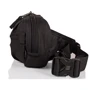 Чоловіча сумка поясна Onepolar чорна (W3001-black): Фактура матова, Гладка