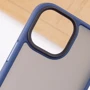 Чохол для iPhone Mobile Case TPU+PC Metal Buttons Blue для iPhone 13: Тип чохла накладка на заднюю часть