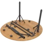 Стол для кемпинга Bo-Camp Poundbury Round 90x90 cm Brown (1404656): Максимально допустимая нагрузка 25 кг