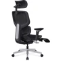 Крісло Mealux D2 Air Plus Black (HF-D2 Plus M/B)	: Оснащення Підставка для ніг, З хрестовиною, З коліщатками, підлокітники, Підголівник, Поперековий валик