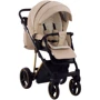 Коляска 2 в 1 Adamex Mimi Polar (Gold) шкіра 100% CR305 бежева шкіра - бежева шкіра (видавлені точка) (623904): Стать дитини хлопчик, дівчинка