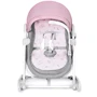 Шезлонг-гойдалка 5 в 1 Kinderkraft Nola Peony Rose (KBNOLA00PNK0000): Додаткові зручності дуга с игрушками, Изменение наклона, москитная сетка, Ремни безопасности, Система складывания, Съемн