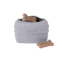 Контейнер Dexas для лакомств Pooch Pouch с клипсой на пояс Светло-серый (PW600429)