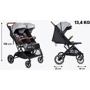 Прогулочная коляска для двойни X-Lander X-Double Grey (5907651638185) фото 9
