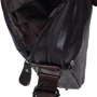 Мужская сумка через плечо Borsa Leather коричневая (K1223-brown): Стиль Повседневный (Casual)