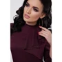 Платье FashionUp PL-1667B 48 бордовое повседневное до середины бедра: Вид Повседневные платья