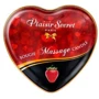 Масажна свічка сердечко Plaisirs Secrets Strawberry (35 мл)