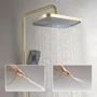 Душевая система Lefton Thermostatic Shower System with 5 Water Modes and Temperature Display Screen-SST2206 Brushed Gold фото 9