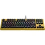 Клавиатура HATOR Skyfall TKL PRO Yellow (HTK-657): Подключение проводное