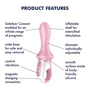 Анальный вибратор с функцией надувания Satisfyer Air Pump Booty 5+ Inflatable Anal Vibrator Pink