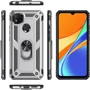 Чохол для телефона BeCover Military Silver for Xiaomi Redmi 9C (705581): Матеріал TPU (Термополиуретан) і пластик