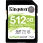 Карта памяти Kingston 512GB SDXC class 10 UHS-I U3 Canvas Select Plus (SDS2/512GB)