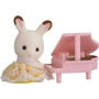 Ігровий набір з фігуркою Sylvanian Families Кролик біля рояля (5202)