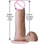 Реалистичный фаллоимитатор The Realistic Cock ULTRASKYN 6”, 15,7x4,3 см