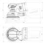 Вибрационная шлифмашина Metabo SXA 18 LTX 125 BL (600146850): Тип машины вибрационная