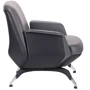 Кресло AMF Absolute Grey/Black (544596): Материал каркаса металл, пластик