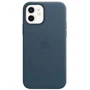 Чехол для iPhone Apple Leather Case with MagSafe Baltic Blue (MHK83) for iPhone 12 mini: Цвет синий
