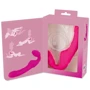 Безремневой страпон с вибрацией Vibrating Strapless Strap-On Pink