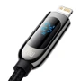 Кабель Baseus Cable USB-C to Lightning Display 20W 2m Black (CATLSK-A01): Довжина 2 м