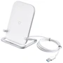 Зарядное устройство Baseus Wireless Charger Stand Rib 15W White (WXPG-02)