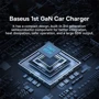 Зарядное устройство Baseus Car Charger USB+2хUSB-C Golden Contactor Pro GaN Fast Charging 65W Lunar Gray (C00035202841-00): Количество USB-портов 3