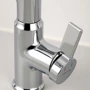 Смеситель для раковины Lefton Single-Hole Rotatable Faucet with Temperature Display-BF2204 Chrome: Вид смесителя Однорычажный