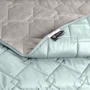 Покривало IDEIA Стиль Cube 210х240 м'ята/світло-сірий (8-32405)