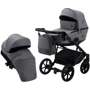 Коляска 2 в 1 Bair Kiwi Soft BKS-218 сірий (680903): Кількість блоків 2