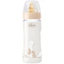 Бутылочка для кормления пластиковая Chicco Original Touch с латексной соской 4м+ 330 мл Бежевая (27634.30): Материал пластик