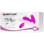 Вибробабочка с стимулятором клитора PRETTY LOVE - Remote Control Massager, BI-014850W