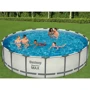 Бассейн Bestway каркасный круглый 549-122 см (56462) (фильтр-насос, лестница, тент, коробка) фото 2