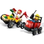 Конструктор LEGO City Пицца-авто против пожарной машины Набор гонок 70 деталей (60458): Количество деталей, шт. 70
