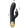 Вибратор с клиторальной стимуляцией Pretty Love Double Pleasure, BI-014626