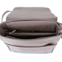 Женская сумка почтальонка Laskara бордовая (LK-DD223-taupe-plum): Материал Натуральная кожа