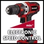 Шуруповерт Einhell X-Change TE-CD 18/40 Li Solo (4513925) (без АКБ та ЗУ): Діаметр патрона 10 мм