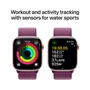 Apple Watch Series 10 46mm GPS Rose Gold Aluminium Case with Plum Sport Loop (MWWV3QH/A) UA: Встроенная память 64 ГБ