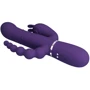Вибратор с анальным и клиторальным стимулятором LYBAILE Pretty Love Cammy Dark Purple Twinkled Tenderness (BW-500036-2)