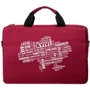 Сумка для ноутбуков Vinga 15.6" Burgundy White Print (NB1502UWBY): Материал полиэстер