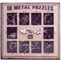 10 Metal Puzzle Violet Фиолетовый набор