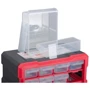 Intertool BX-4024 Органайзер 10.5" 265x260x160мм, 12 ячеек.: Материал замков пластик