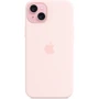 Чохол для iPhone Apple iPhone 15 Plus Silicone Case with MagSafe - Light Pink (MT143ZM/A): Матеріали Силикон