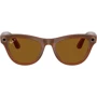 Смарт-очки Ray-Ban Meta Skyler Standard Shiny Caramel- Brown size M (RW4010 670683 52-20) фото 3