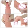 Фаллоимитатор с мошонкой LOVETOY 8" Dual layered Platinum Silicone Cock
